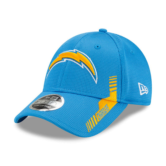 New Era 9FORTY Los Angeles Chargers Snap Baseball Cap - NFL Sideline Home - Blue-Gold
