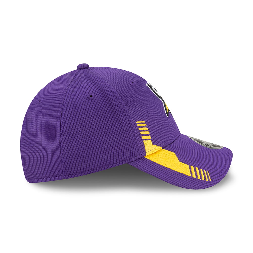 New Era 9FORTY Minnesota Vikings Snap Baseball Cap - NFL Sideline Home - Purple-Gold