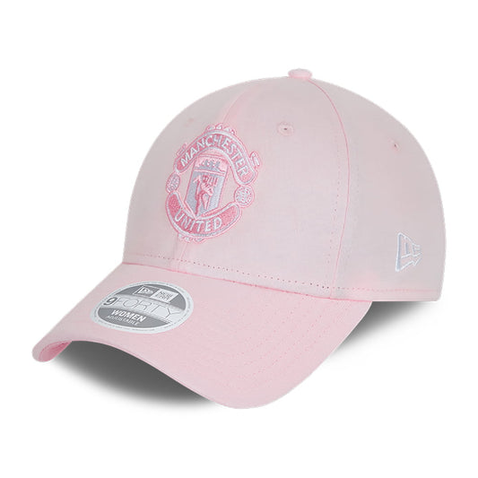 New Era Womens 9FORTY Manchester United Baseball Cap - Jersey - Pink