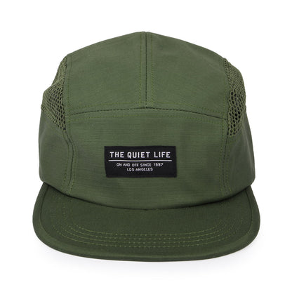 The Quiet Life Hats Military Mesh 5 Panel Cap - Army Green