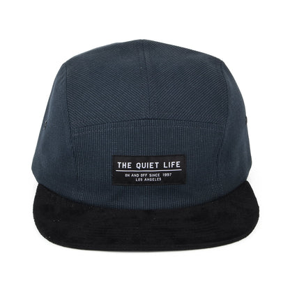 The Quiet Life Hats Cord Combo 5 Panel Cap - Navy-Black