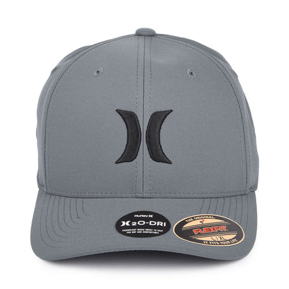 Hurley Hats H2O-Dri One & Only Flexfit Baseball Cap - Dark Grey