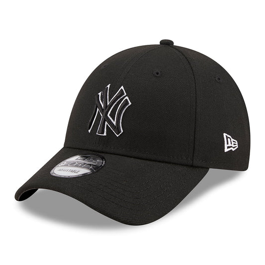 New Era 9FORTY New York Yankees Baseball Cap - MLB Pop Outline - Black