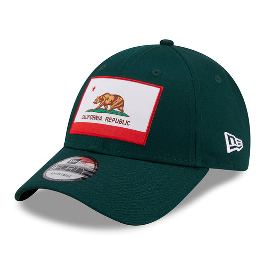 New Era 9FORTY California Baseball Cap - US State - Dark Green