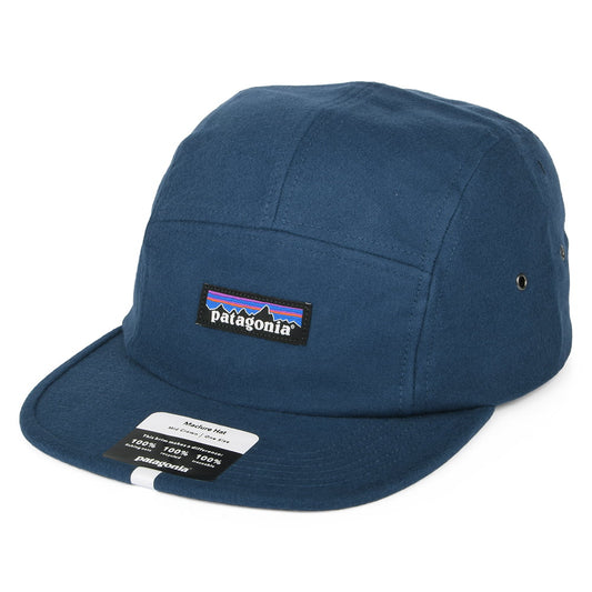 Patagonia Hats P-6 Label Maclure Organic Cotton 5 Panel Cap - Blue