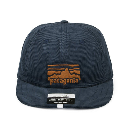 Patagonia Hats Fitz Roy Rambler Corduroy Snapback Cap - Navy Blue