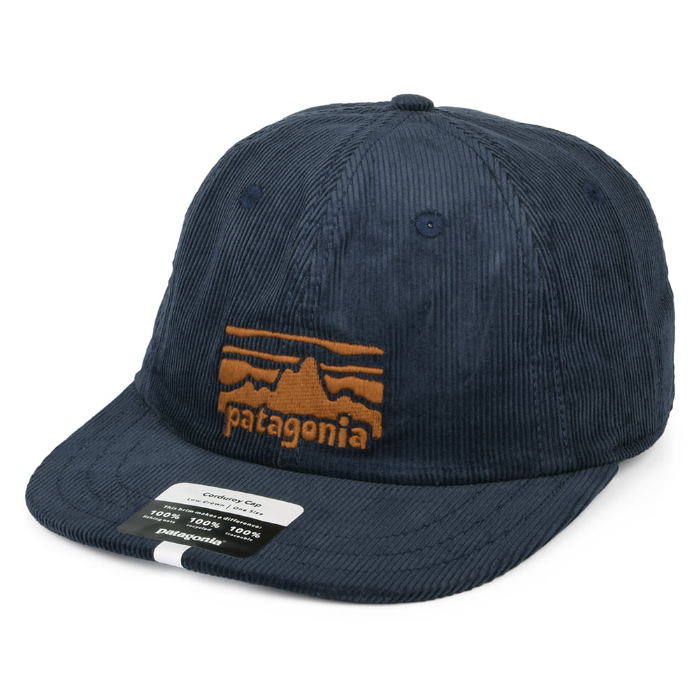 Patagonia Hats Fitz Roy Rambler Corduroy Snapback Cap - Navy Blue