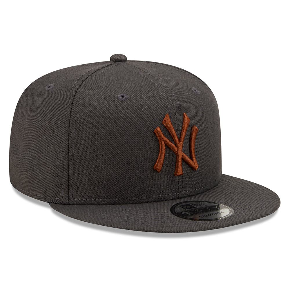 New Era 9FIFTY New York Yankees Snapback Cap -MLB League Essential - Graphite