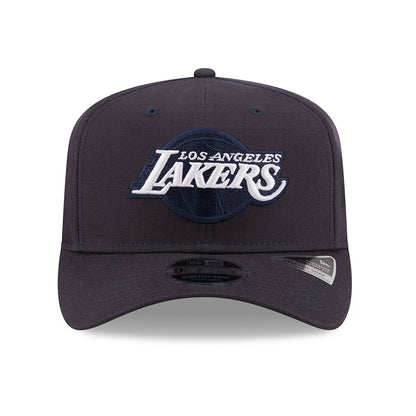 New Era 9FIFTY L.A. Lakers Snapback Cap - NBA League Essential Stretch Snap - Navy