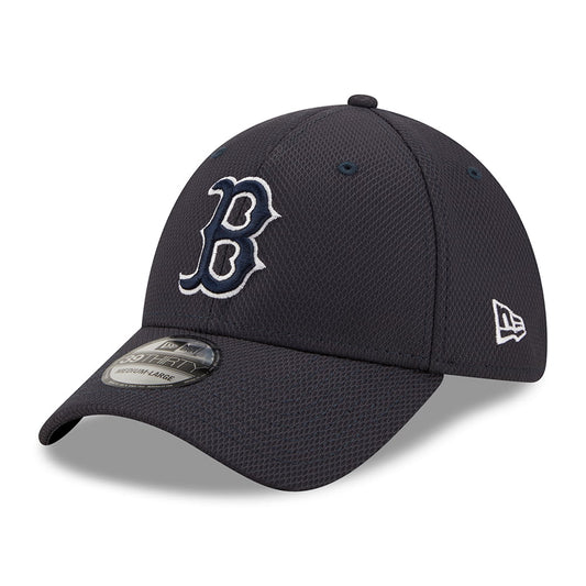 New Era 39THIRTY Boston Red Sox Baseball Cap - MLB Diamond Era - Navy Blue