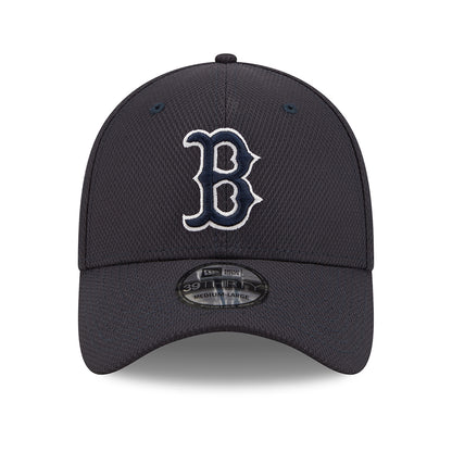 New Era 39THIRTY Boston Red Sox Baseball Cap - MLB Diamond Era - Navy Blue