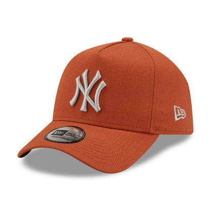 New Era 39THIRTY New York Yankees Baseball Cap - Colour Essential - Burnt Orange-White