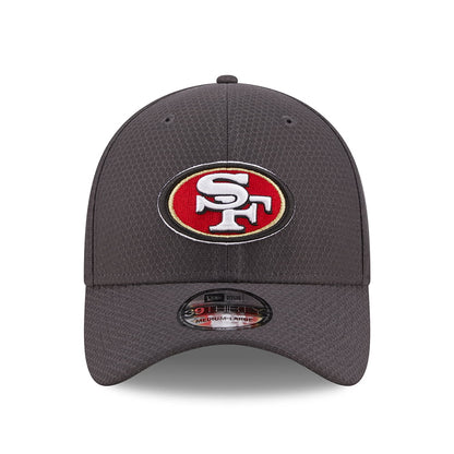 New Era 39THIRTY San Francisco 49ers Baseball Cap - NFL Hex Tech - Graphite