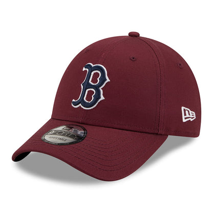 New Era 9FORTY Boston Red Sox Baseball Cap - MLB League Essential - Maroon-Navy