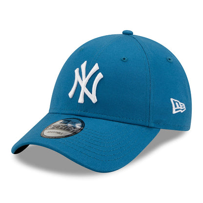 New Era 9FORTY New York Yankees Baseball Cap - MLB League Essential - Teal-White
