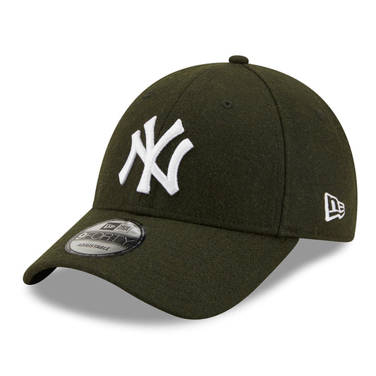 New Era 9FORTY New York Yankees Baseball Cap - MLB Winterized The League - Olive