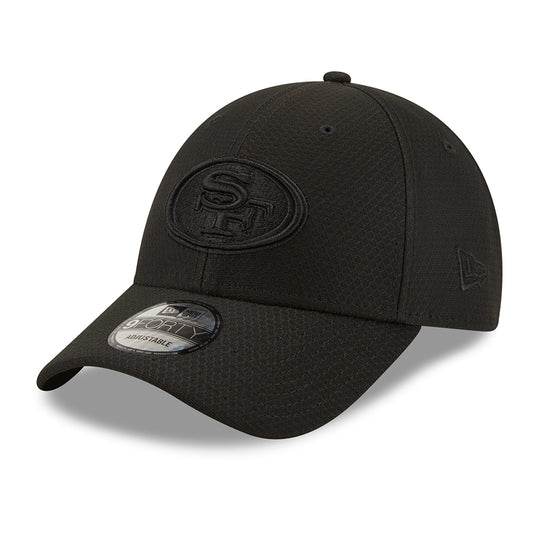 New Era 9FORTY San Francisco 49ers Baseball Cap - NFL Mono Team Colour - Black