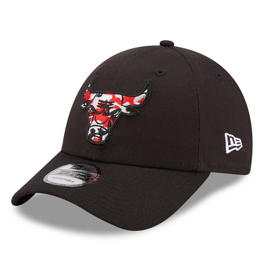 New Era 9FORTY Chicago Bulls Baseball Cap - NBA Wild Camo - Black