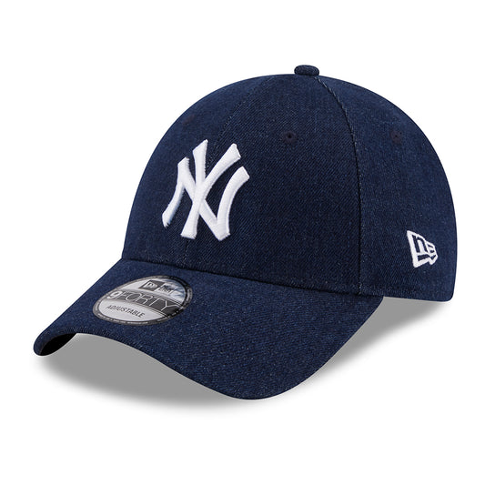 New Era 9FORTY New York Yankees Baseball Cap - MLB Denim - Navy Blue