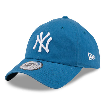 New Era 9TWENTY New York Yankees Baseball Cap - MLB League Essential Casual Classic - Washed Teal