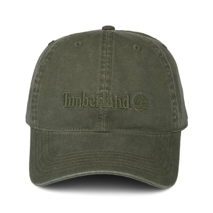 Timberland Hats Cooper Hill Cotton Canvas Baseball Cap - Dark Olive