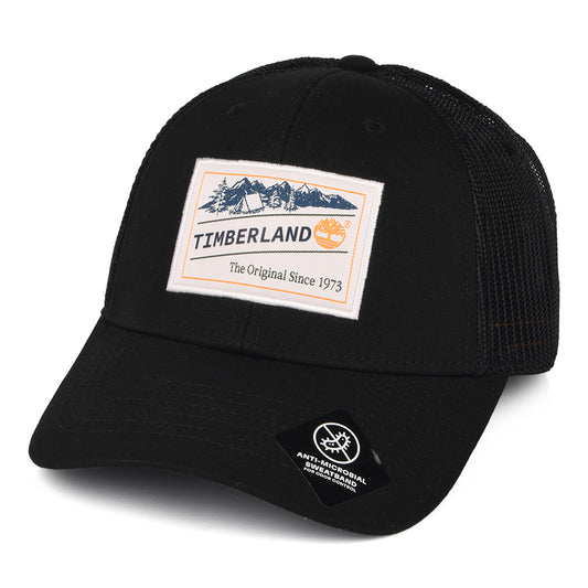 Timberland Hats Camping Patch Trucker Cap - Black