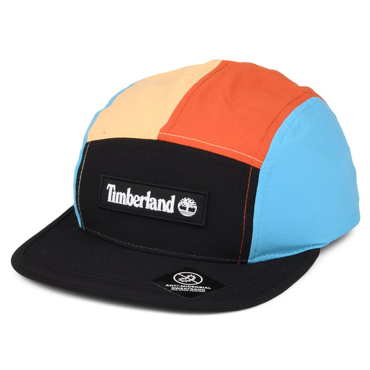 Timberland Hats Colorblock 5 Panel Cap - Black-Orange-Light Blue