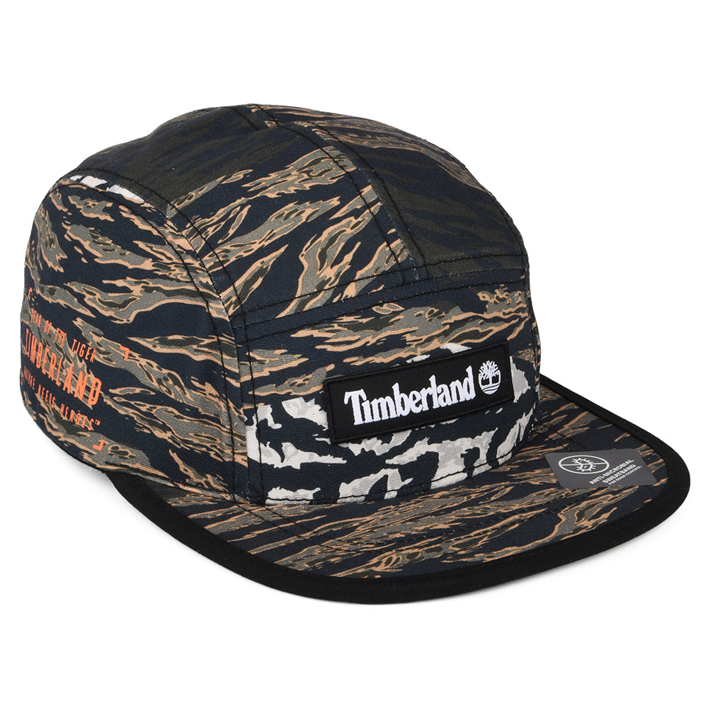 Timberland Hats Spring Grove Tiger Print 5 Panel Cap - Camouflage