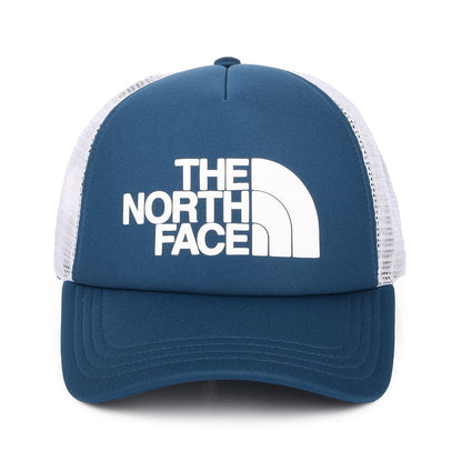 The North Face Hats TNF Logo Deep Fit Trucker Cap - Blue-White