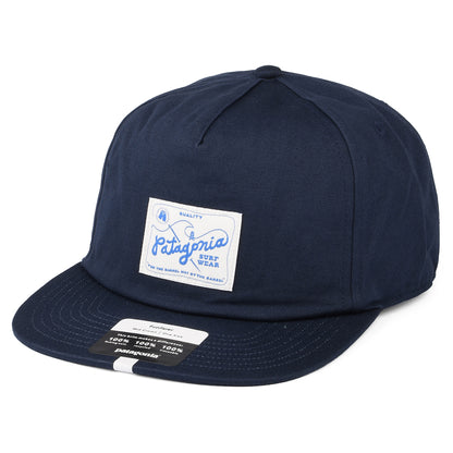 Patagonia Hats Quality Surf Label Funfarer Baseball Cap - Navy Blue