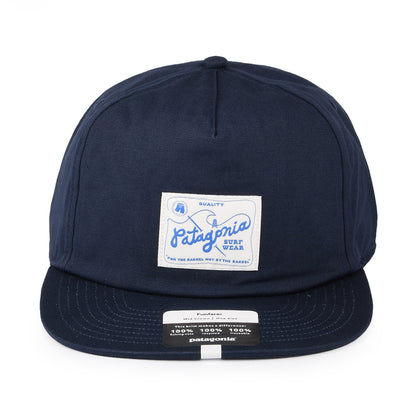 Patagonia Hats Quality Surf Label Funfarer Baseball Cap - Navy Blue