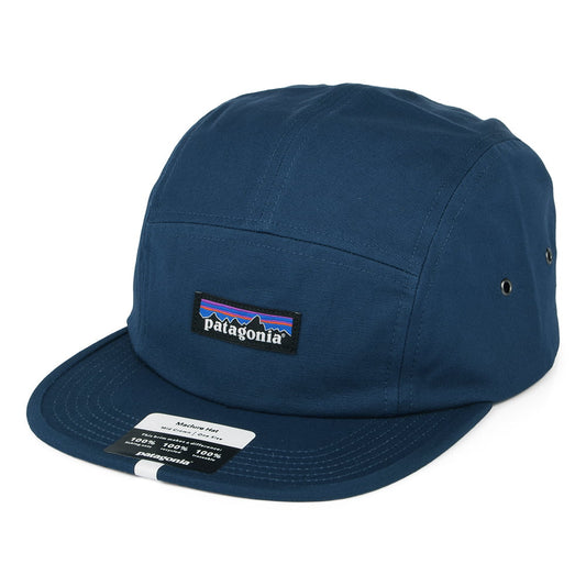 Patagonia Hats P-6 Label Maclure XXII Organic Cotton 5 Panel Cap - Navy Blue