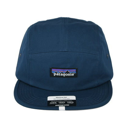 Patagonia Hats P-6 Label Maclure XXII Organic Cotton 5 Panel Cap - Navy Blue