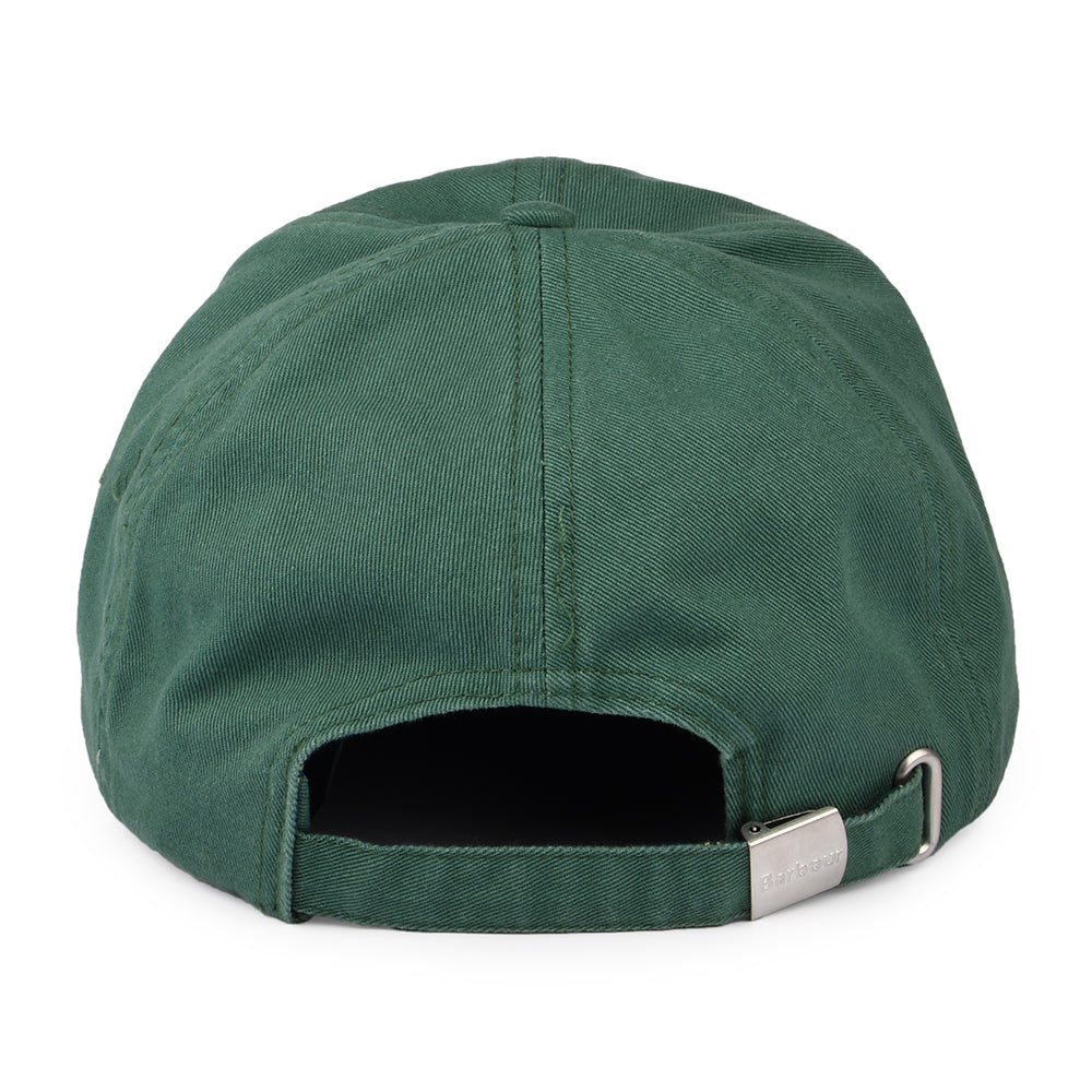 Barbour Hats Tartan Crest Cotton Baseball Cap - Green