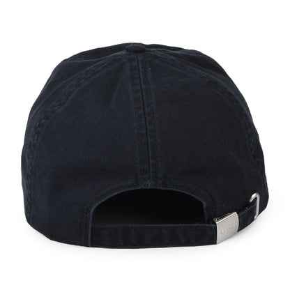 Barbour Hats Tartan Crest Cotton Baseball Cap - Navy Blue