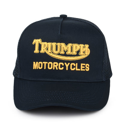 Triumph Motorcycles Oil Trucker Cap - Navy Blue