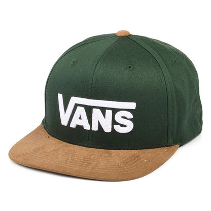 Vans Hats Drop V II Snapback Cap - Forest-Tan