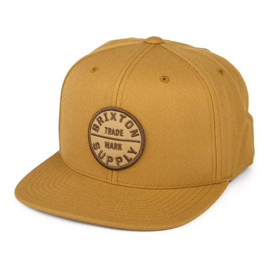 Brixton Hats Oath III Snapback Cap - Copper