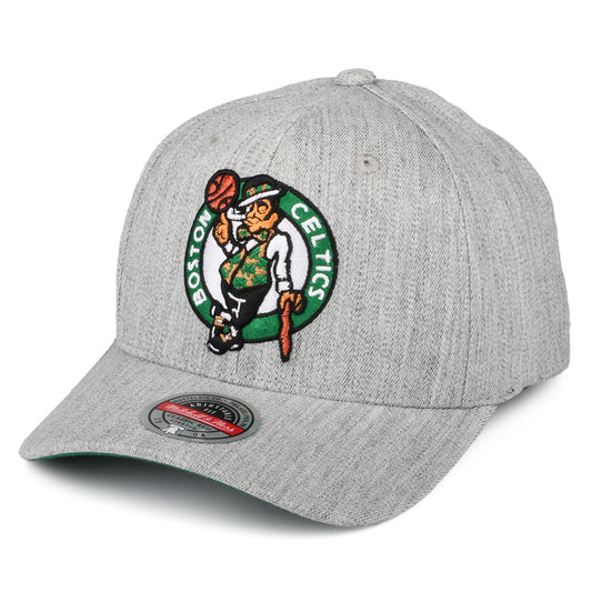 Mitchell & Ness Boston Celtics Snapback Cap - NBA Team Heather Stretch - Heather Grey
