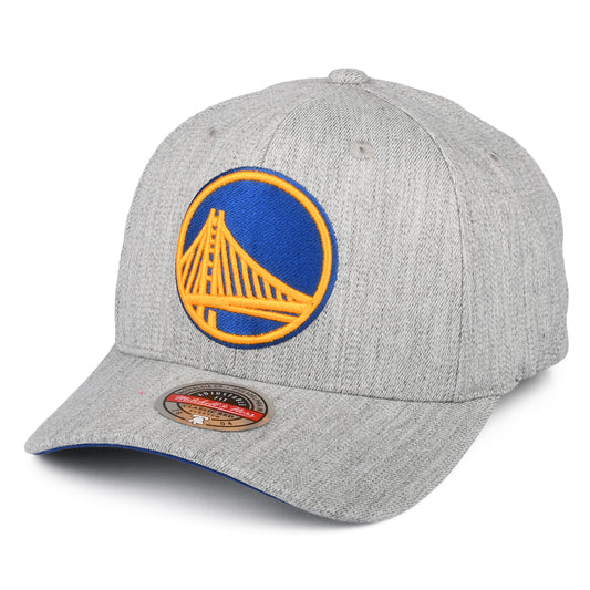 Mitchell & Ness Golden State Warriors Snapback Cap - NBA Team Heather Stretch - Grey
