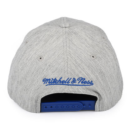 Mitchell & Ness Golden State Warriors Snapback Cap - NBA Team Heather Stretch - Grey