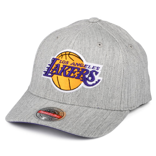 Mitchell & Ness L.A. Lakers Snapback Cap - NBA Team Heather Stretch - Heather Grey