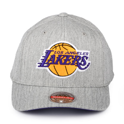 Mitchell & Ness L.A. Lakers Snapback Cap - NBA Team Heather Stretch - Heather Grey