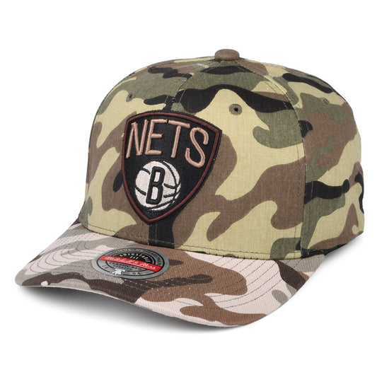 Mitchell & Ness Brooklyn Nets Snapback Cap - NBA Woodland Desert Stretch - Camouflage