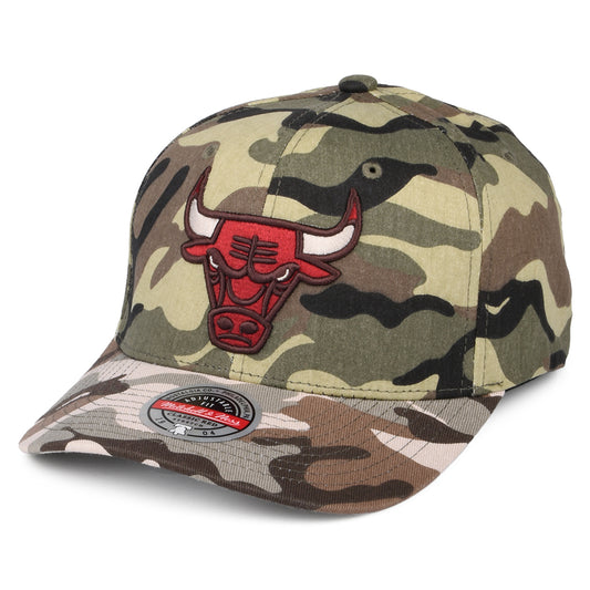 Mitchell & Ness Chicago Bulls Snapback Cap - NBA Woodland Desert Stretch - Camouflage