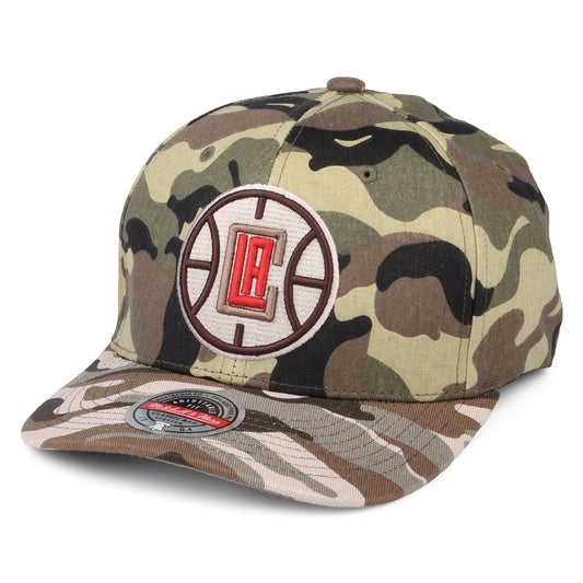 Mitchell & Ness L.A. Clippers Snapback Cap - NBA Woodland Desert Stretch - Camouflage