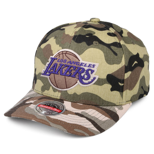 Mitchell & Ness L.A. Lakers Snapback Cap - NBA Woodland Desert Stretch - Camouflage