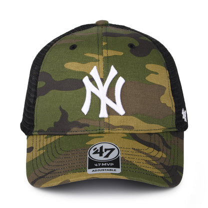 47 Brand New York Yankees Trucker Cap - MLB Camo Branson MVP - Camouflage