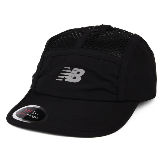 New Balance Hats Running Stash Packable 5 Panel Cap - Black