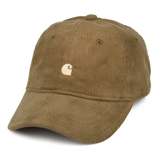 Carhartt WIP Hats Harlem Corduroy Baseball Cap - Brown-Light Brown